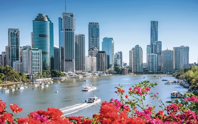 Brisbane City Skyline